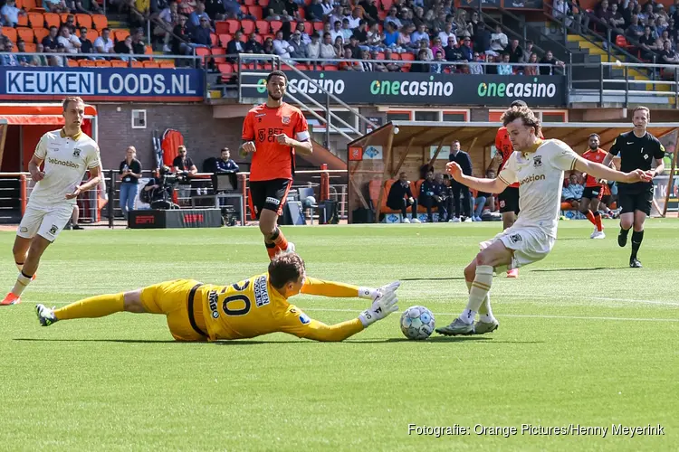 Go Ahead Eagles vlak voor tijd naar winst op FC Volendam