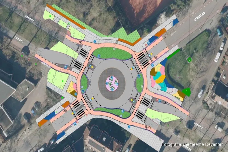Herinrichting rotonde Hoge Hondstraat / Ceintuurbaan start 1 juli